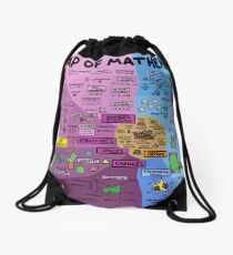 The Map of Mathematics Drawstring Bag