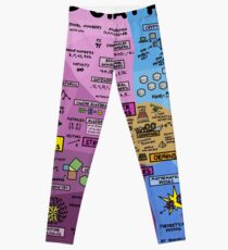 The Map of Mathematics Leggings