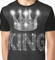 King rhinestones Graphic T-Shirt