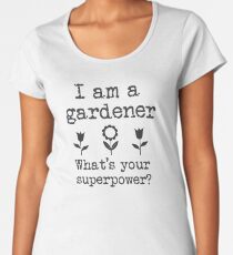 Gardening is a Superpower Women's Premium T-Shirt