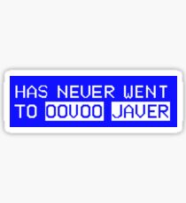 Oovoo Javer Sticker