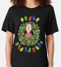 Happy Human Holiday! Slim Fit T-Shirt