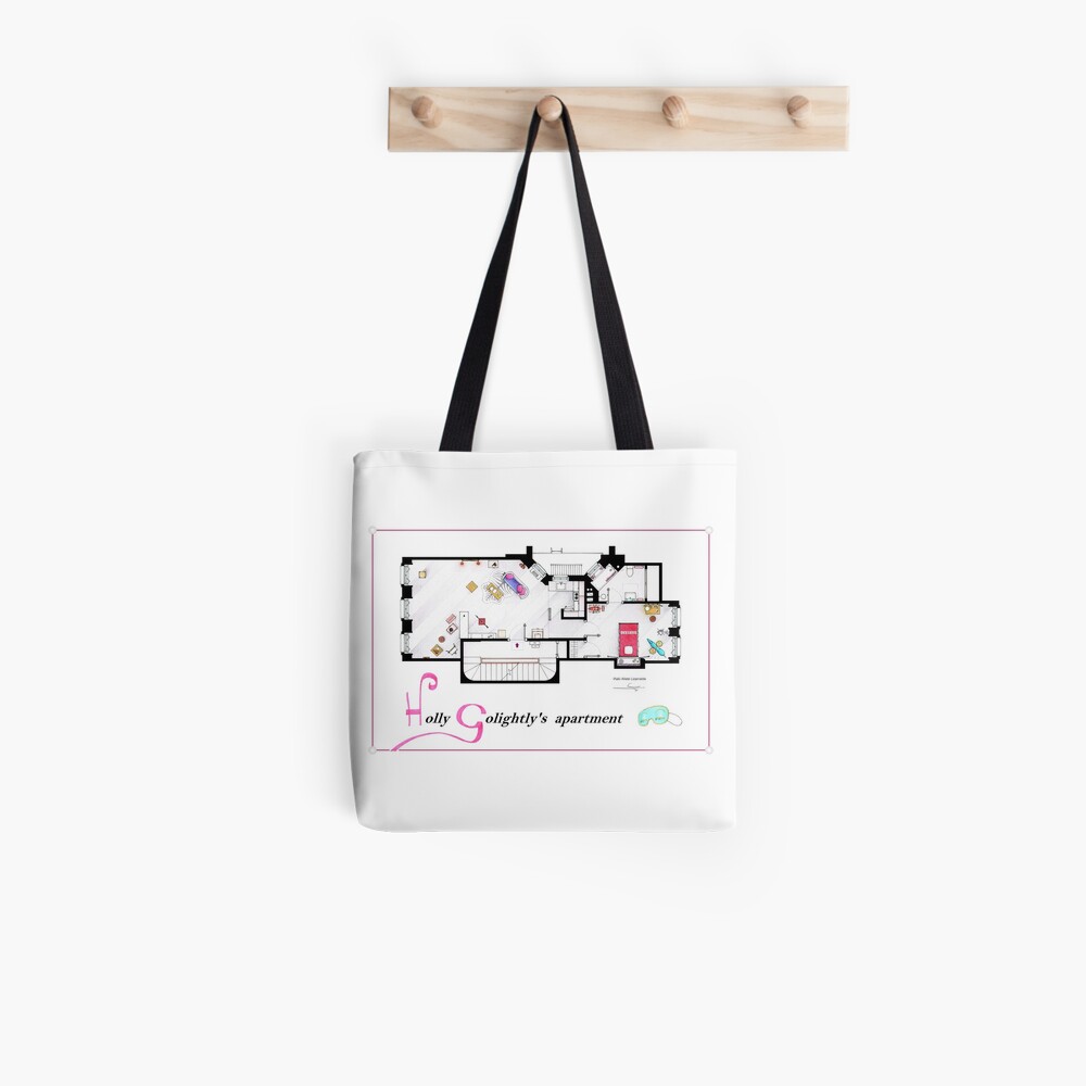 Breakfast At Tiffany S Apartment Floorplan V2 Tote Bag