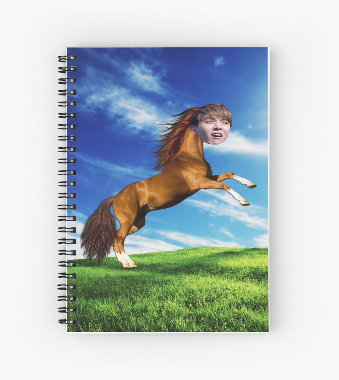 JHORSE POSTER OF JHOPE FROM BTS Spiral Notebooks By Swaggerthanyou