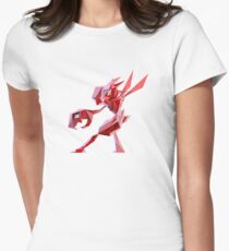 Porymon Scizor | Polygonal Pokemon Series Women's Fitted T-Shirt