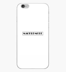 Macklemore White Box Text iPhone Case