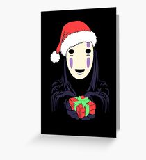 Kaonashi's Trap! Greeting Card