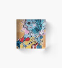 Death Becomes Her Acrylic Block