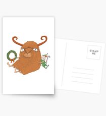 Lil Krampus Happy Monster Postcards