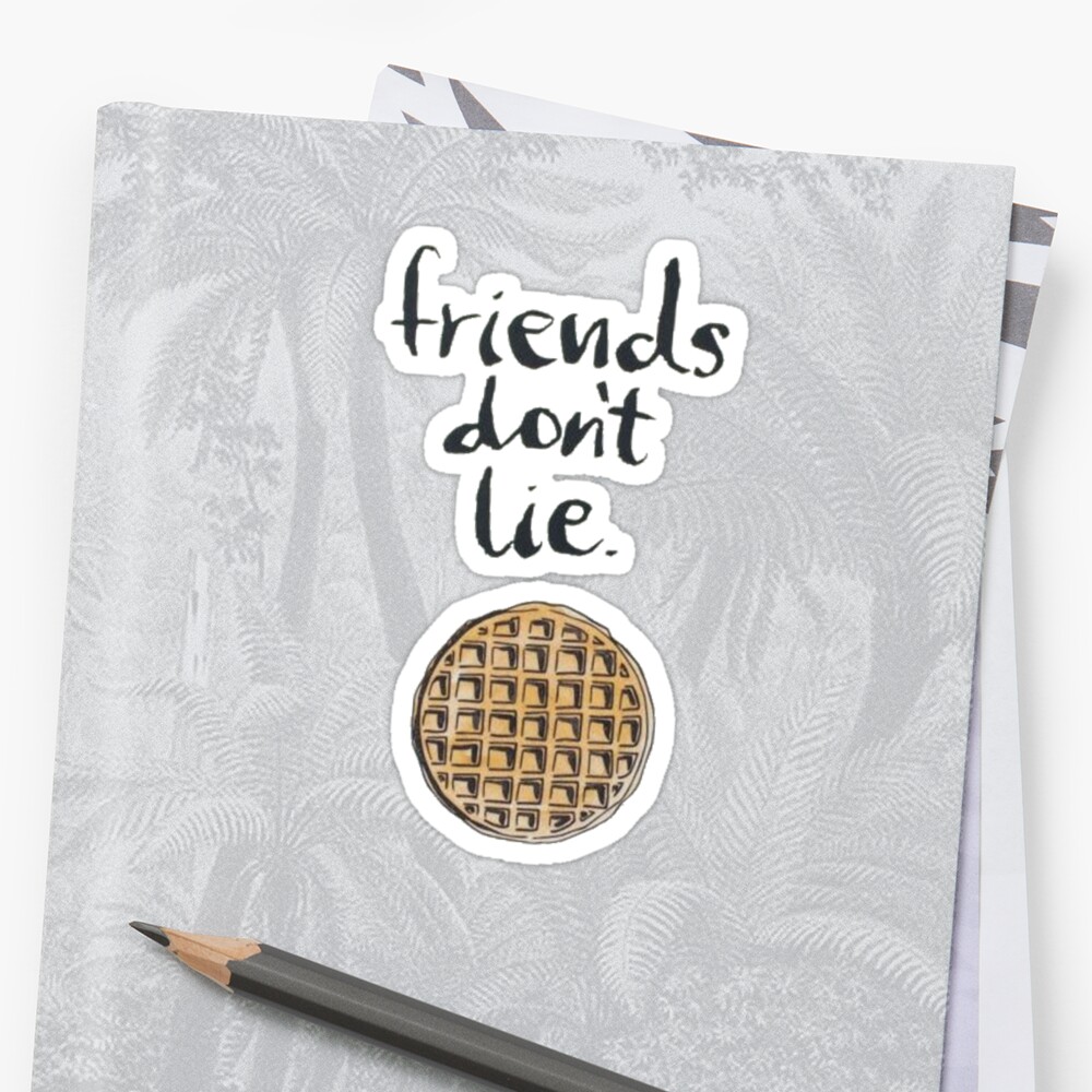 "Stranger things, Friends don't lie" Stickers by cemolamli ...