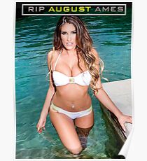 RIP August Ames Poster