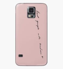 Funda/vinilo para Samsung Galaxy Treat people with kindness - Harry Styles handwriting (pink)