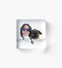 Tommy Wiseau Doggy Acrylic Block