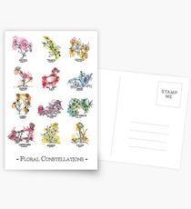 Floral Constellations - Chromatic Postcards