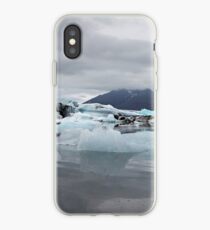 laugað bláum straumi iPhone Case