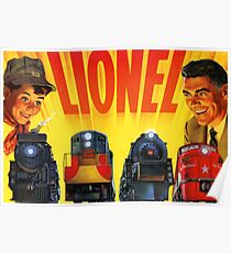 Lionel Vintage Model Trains USA Poster