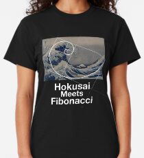 Hokusai Meets Fibonacci Classic T-Shirt