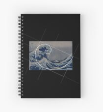 Hokusai trifft Fibonacci Spiralblock