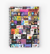 MUSICALS! (Duvet, Clothing, Book, Pillow, Sticker, Case, Mug etc) Spiral Notebook
