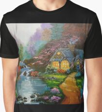 Cottage by the Lake Graphic T-Shirt