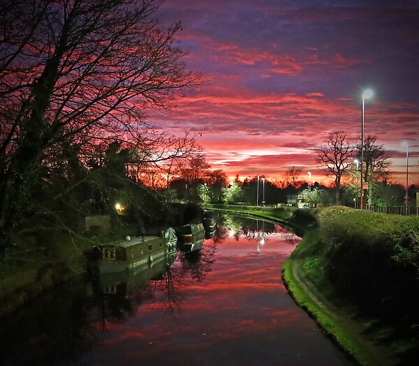 Canal at Stanny Lunt Bridge Grappenhall