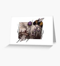 Sir Cobweb and Humblebee Greeting Card