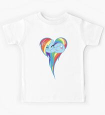 Heart Of Rainbow Dash Kids Tee