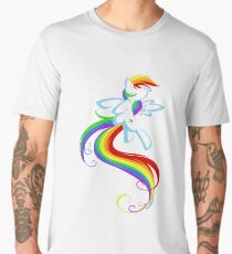Flowing Rainbow Men's Premium T-Shirt
