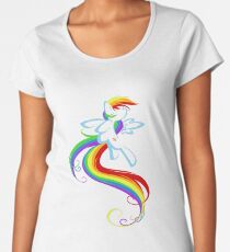 Flowing Rainbow Women's Premium T-Shirt