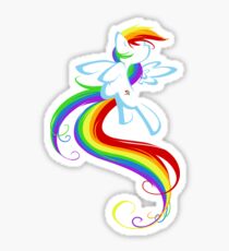 Flowing Rainbow Sticker