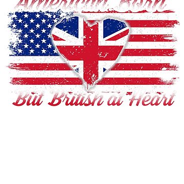 American Born, British at Heart Travel mug with a handle – Anglotees