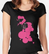 Bubbly Pink Women's Fitted Scoop T-Shirt