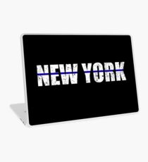 New York Thin Blue Line Design Laptop Skin