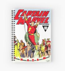 RETRO GOLDEN-AGE COMIC BOOK HERO, MAGIC WORD Spiral Notebook
