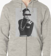 Sudadera con capucha y cremallera Malo y Boujee: Whitley 1