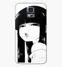 Black Haired and Disappointed Case/Skin for Samsung Galaxy