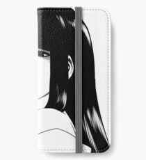 Black Haired and Disappointed iPhone Wallet/Case/Skin