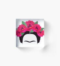 Frida Kahlo Minimalist Acrylic Block