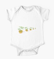 Potted Tomato Plants One Piece - Short Sleeve