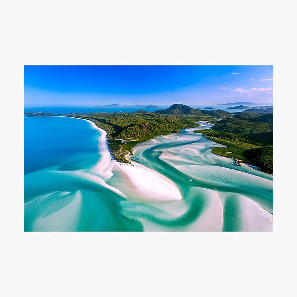 Hill Inlet - Whitsundays Queensland, Australia Photographic Print