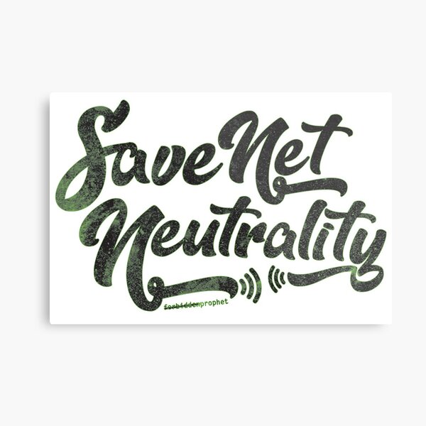 Save Net Neutrality Metal Print