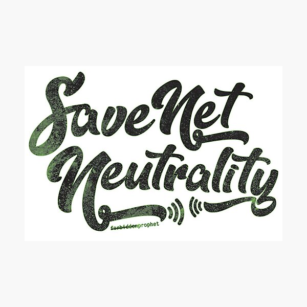 Save Net Neutrality Photographic Print