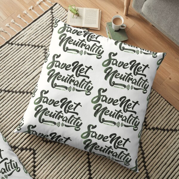 Save Net Neutrality Floor Pillow