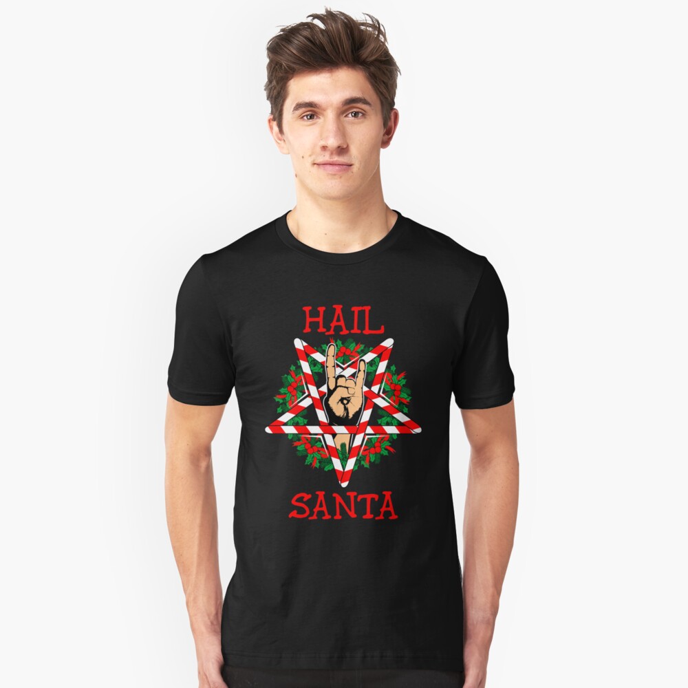 hail santa t shirt