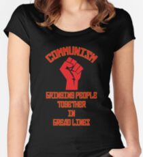 Graphic Communism Women's Fitted Scoop T-Shirt