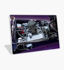 retro car engine engine Laptop Skin