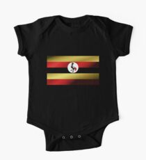 Uganda Flag One Piece - Short Sleeve