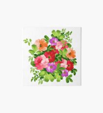 Computer Generated Flowers Art Board