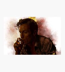 True Detective - Rust Cohle Photographic Print