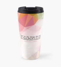 Fight for the..."Ruth Bader Ginsburg" Inspirational Quote Travel Mug